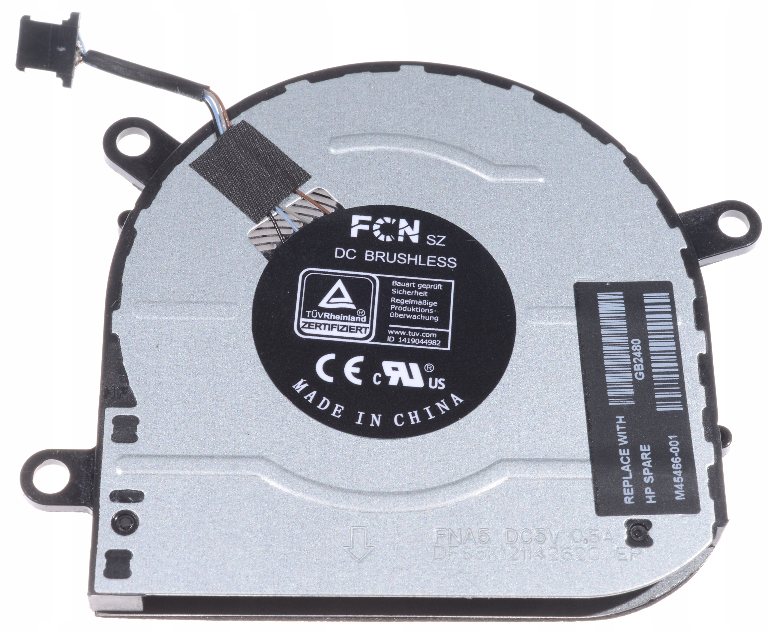 ventilátor FNA5 M45466-001 Gpu Hp Envy X360 Convertible 15-ES 15-EU 15M-ES