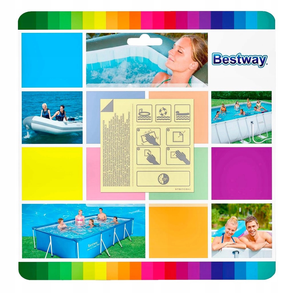 

Zestaw Naprawczy Bestway Podwodne Łatki 62091