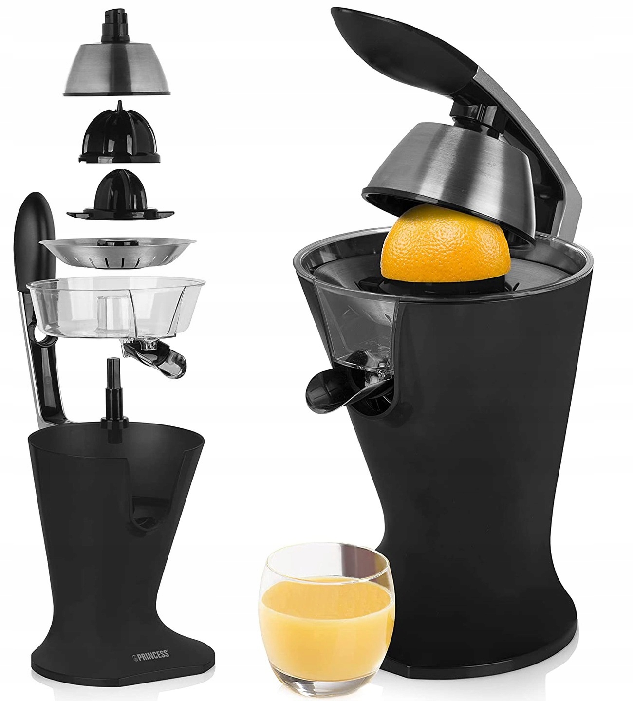 Wyciskarka do cytrusów Princess 01.201857.01.001 czarny 300 W Funkcje brak