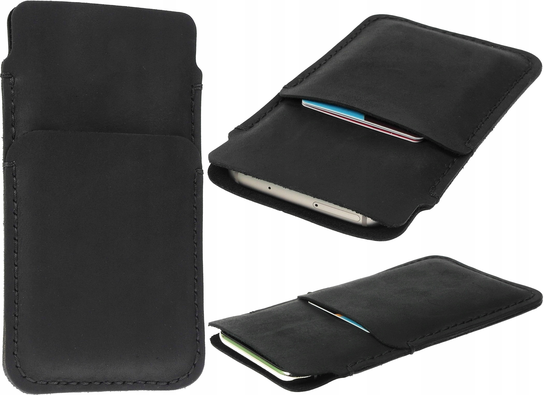 

Ręcznie Szyte Etui Kieszonka Bk Samsung Galaxy S8+