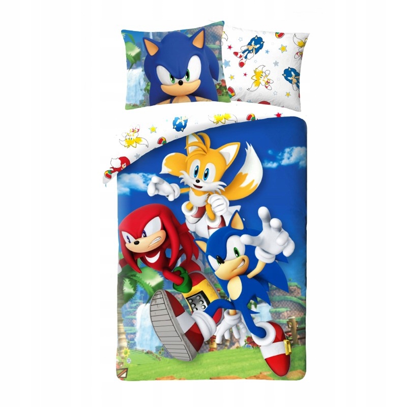 

Pościel Licencyjna Sonic 140x200 Dwustronna