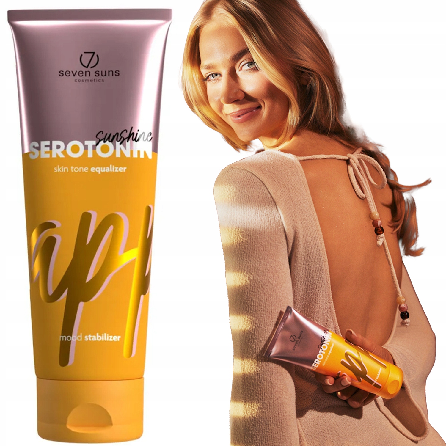 Serotonin Sunshine Balzám na opalování Rozjasňující pleť 7suns 250 ml