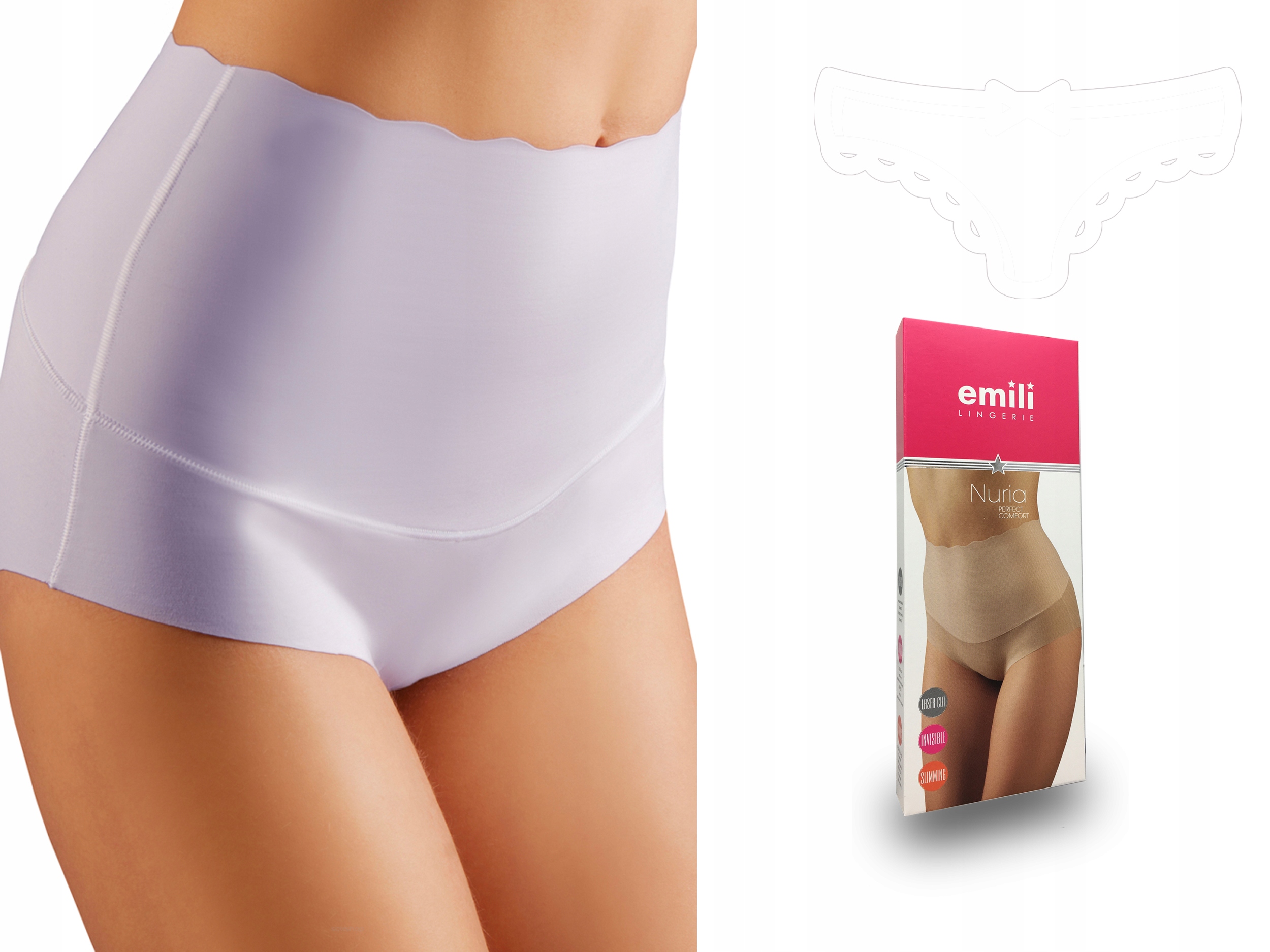 

Emili Nuria Figi Wyszczuplające biały L