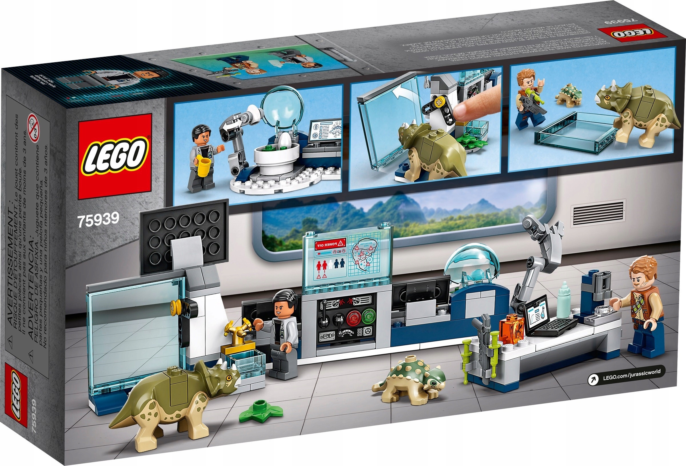LEGO JURASSIC WORLD 75939 BABY DINO TRICERATOPS Liczba elementów 164 szt.