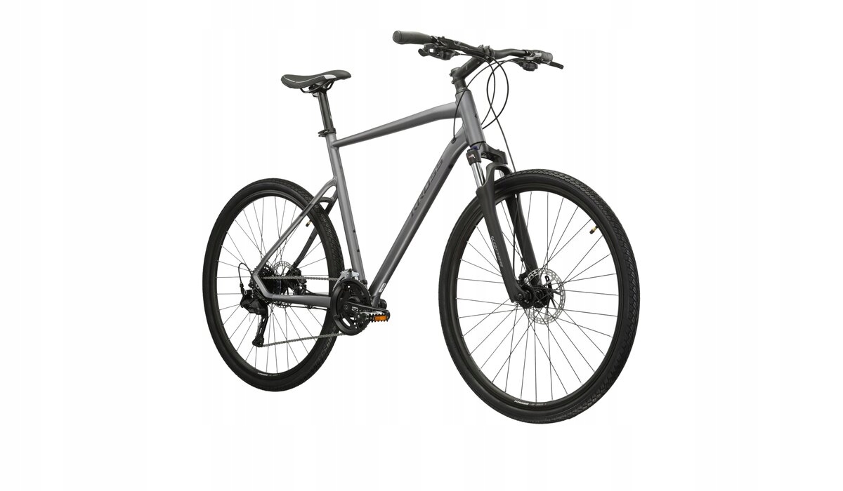 Rower crossowy Kross Evado 5.0 rama 21 cali koło 28 grafitowy