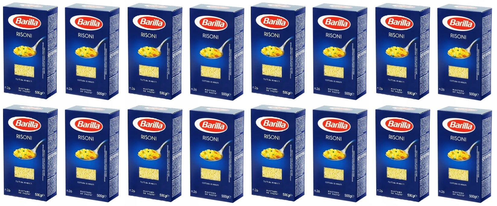 Levně 16 x 500 g Barilla Těstoviny Risoni Karton