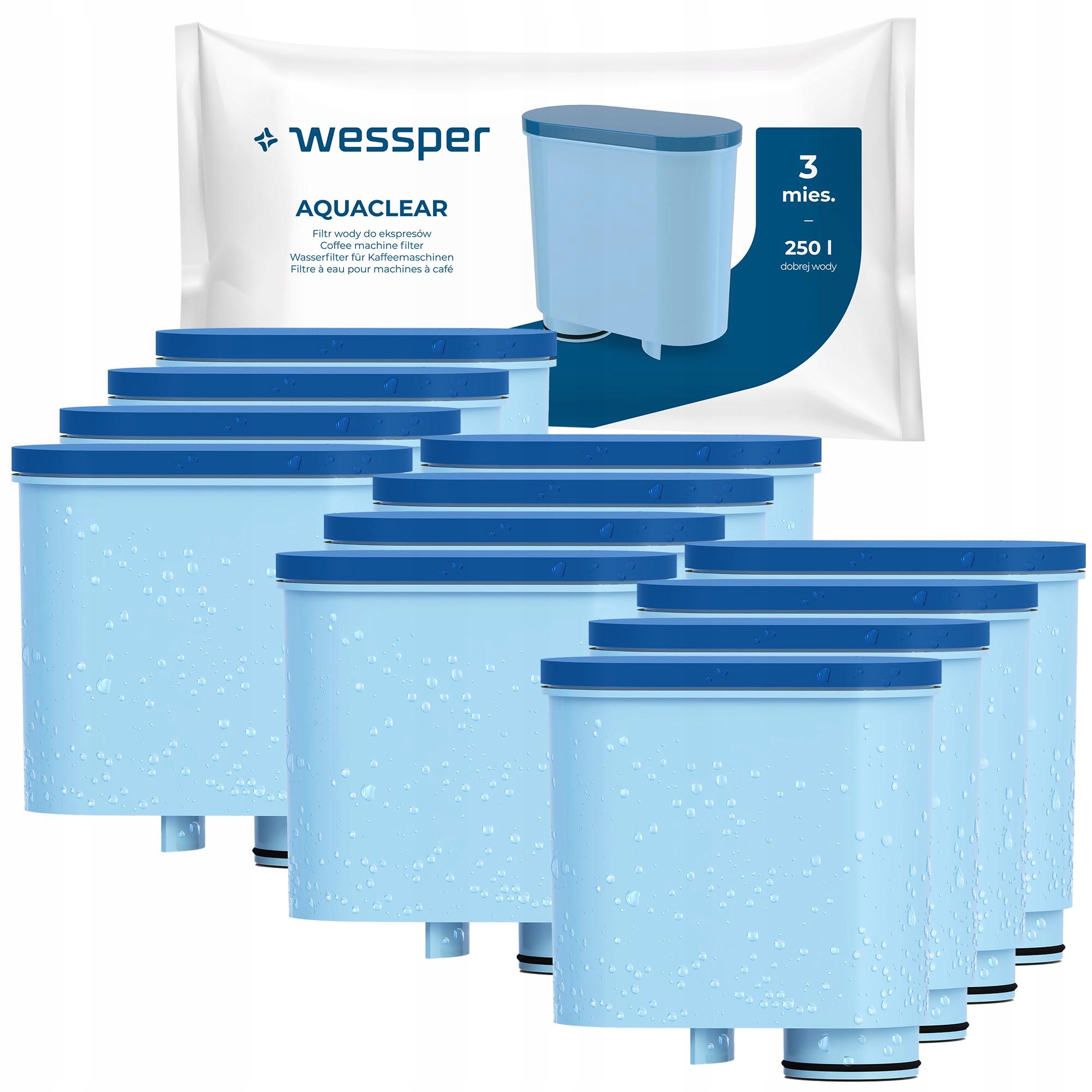 12 x filtr Wessper pro kávovar Saeco Philips Latte Go LatteGO, náhrada