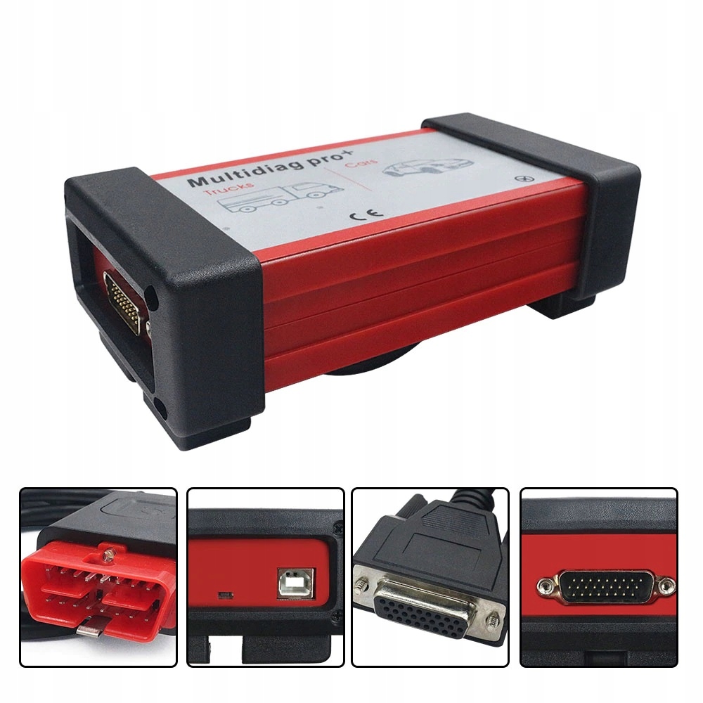 INTERFEJS MULTIDIAG PRO + BT PL JAPAN 2023r V3 RED VERSION