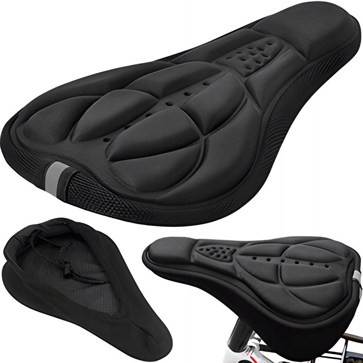 

Nakładka Żelowa Na Siodełko Rowerowe Pokrowiec Żel