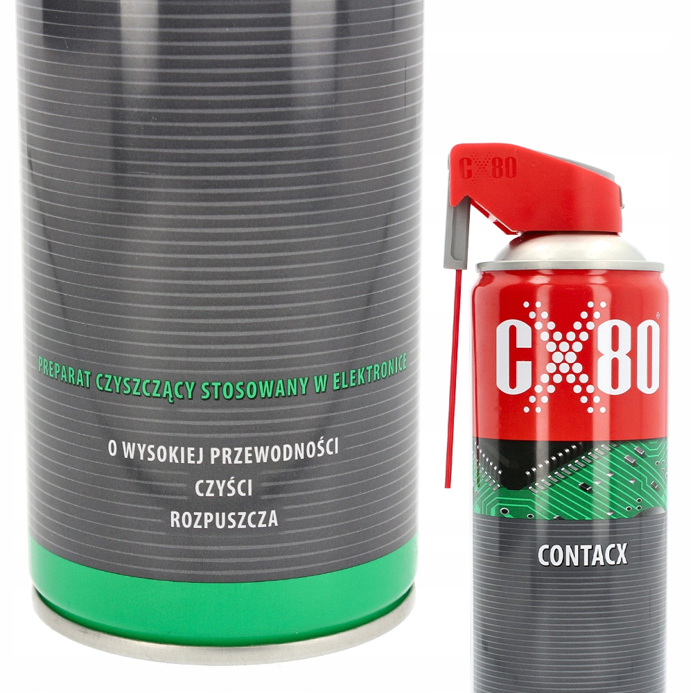 Spray PREPARAT CZYSZCZENIA STYKÓW Elektronicznych Elektrycznych Elektroniki Rodzaj czyszczenie styków