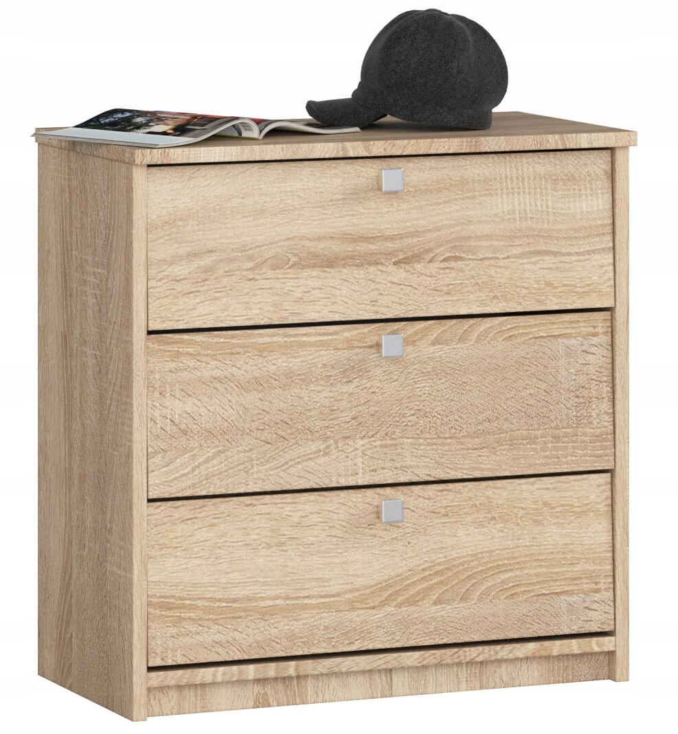 Skrinka na topánky Mini 3 s výklopnými dvierkami 60 cm dub sonoma Akd