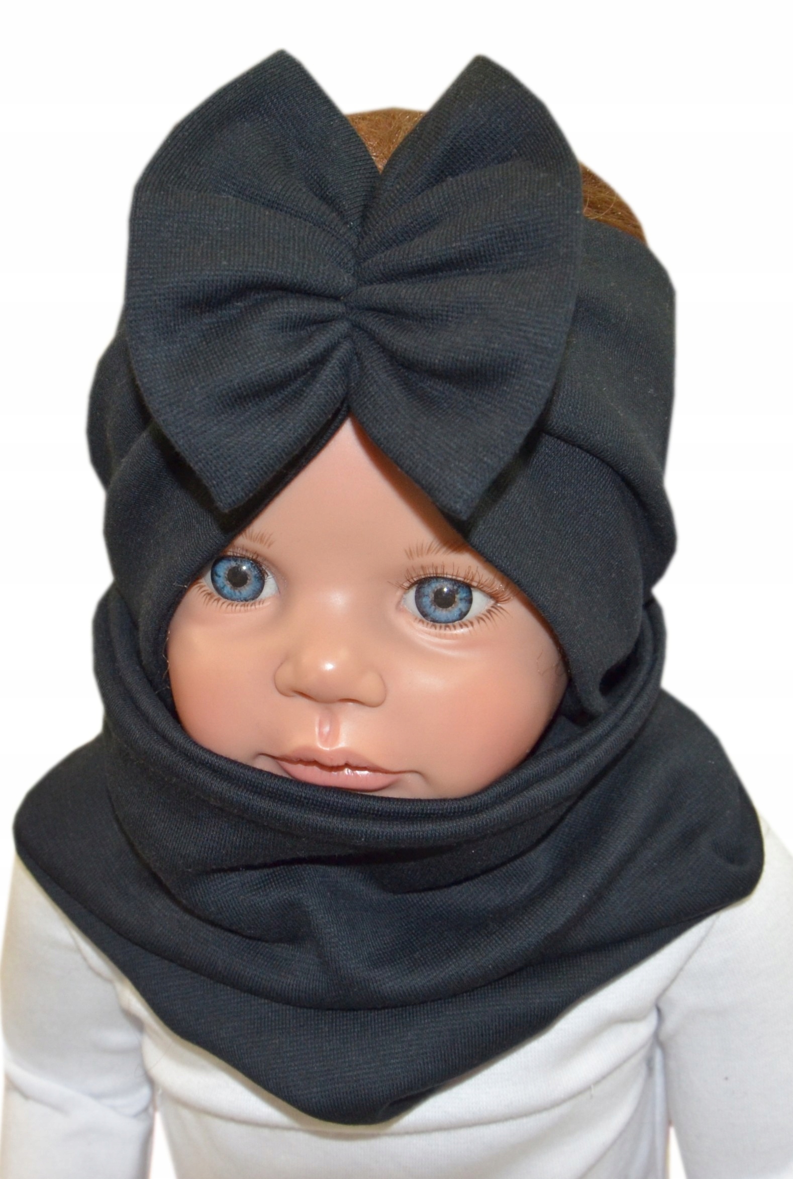 

opaska turban i komin 1-8 lat czarny
