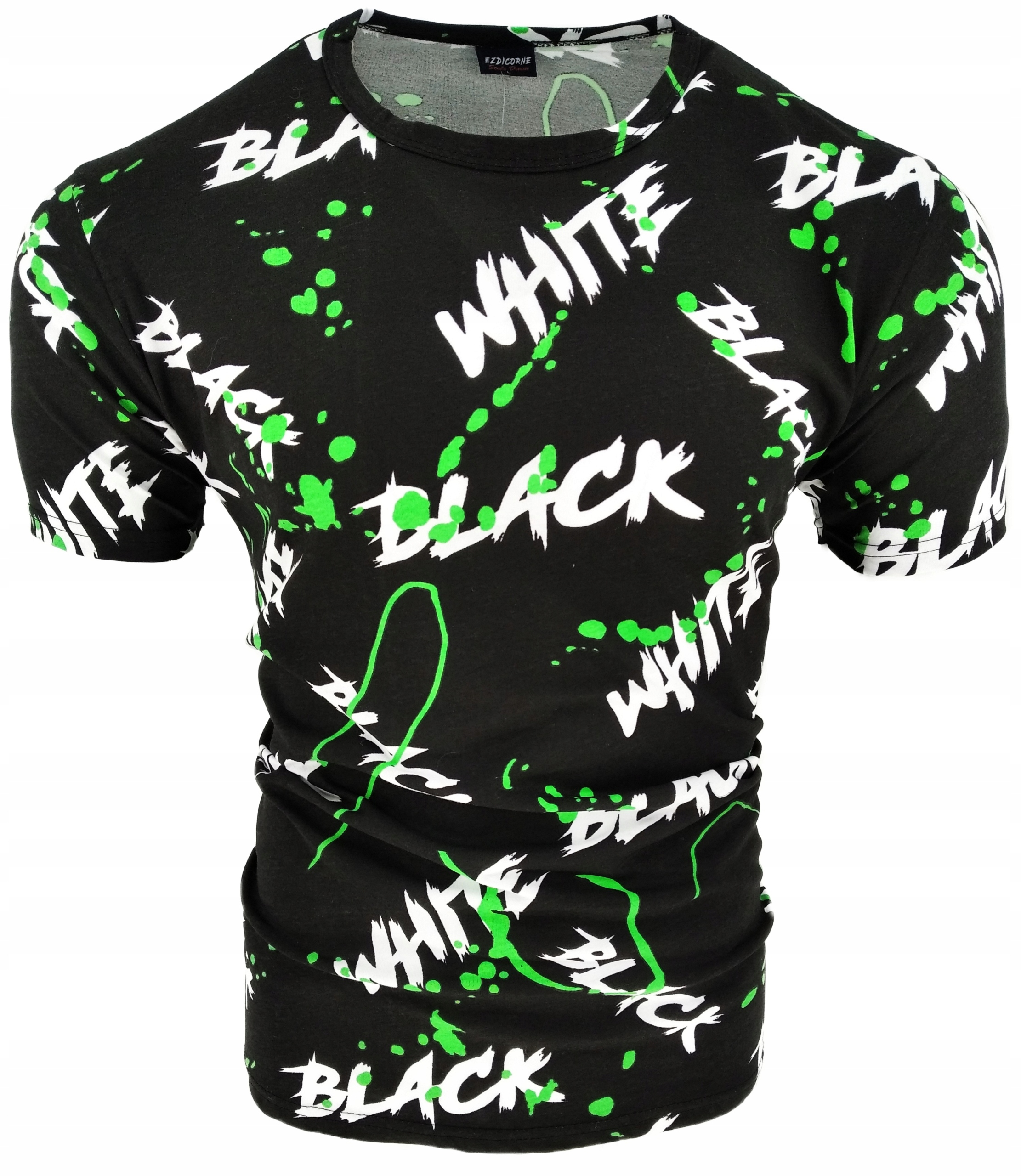 

Koszulka Męska T-shirt Męski B&W2 Green L