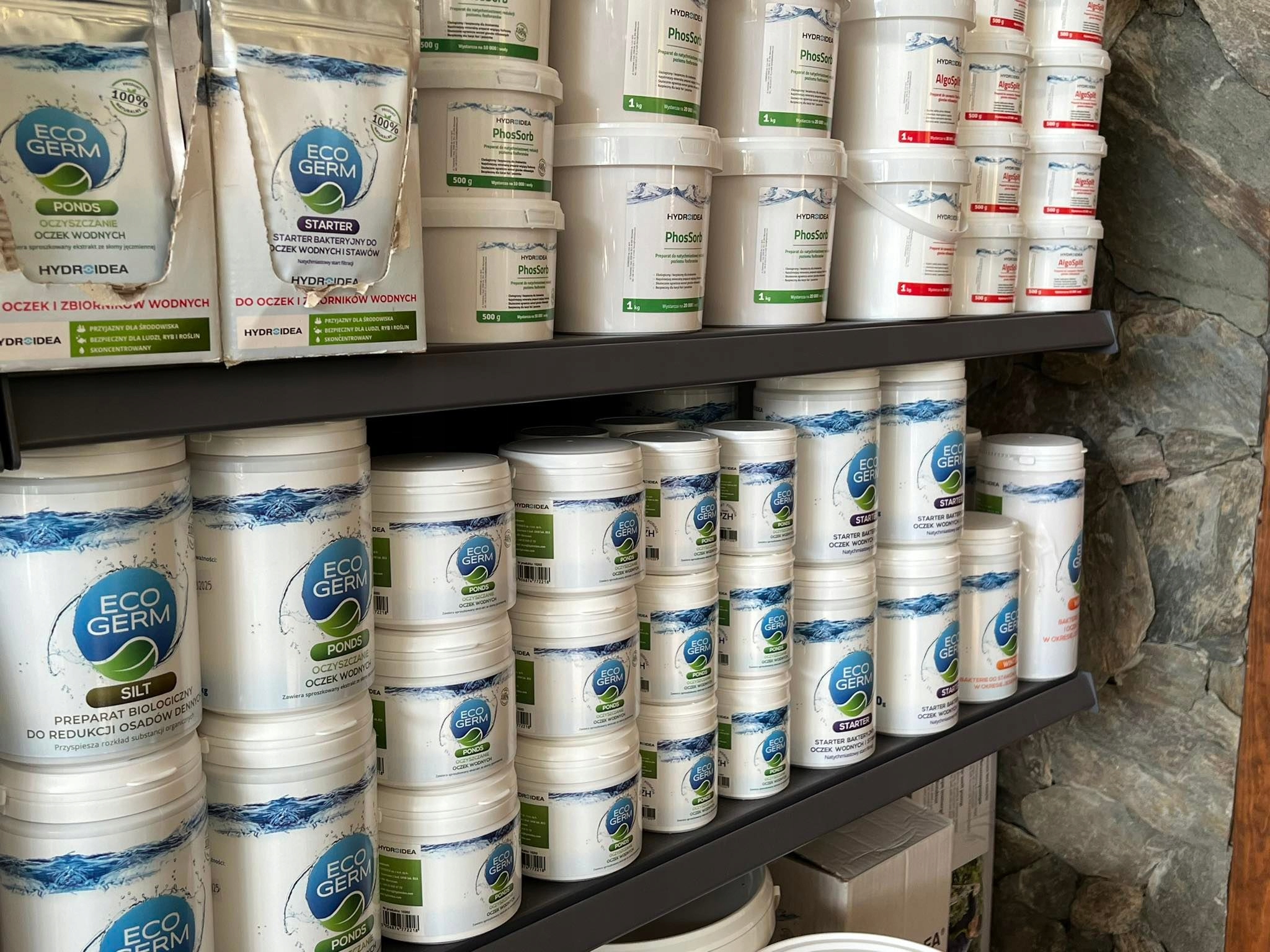 Preparat baktryjny EcoGerm Ponds 250g Hydroidea Kod producenta 10201