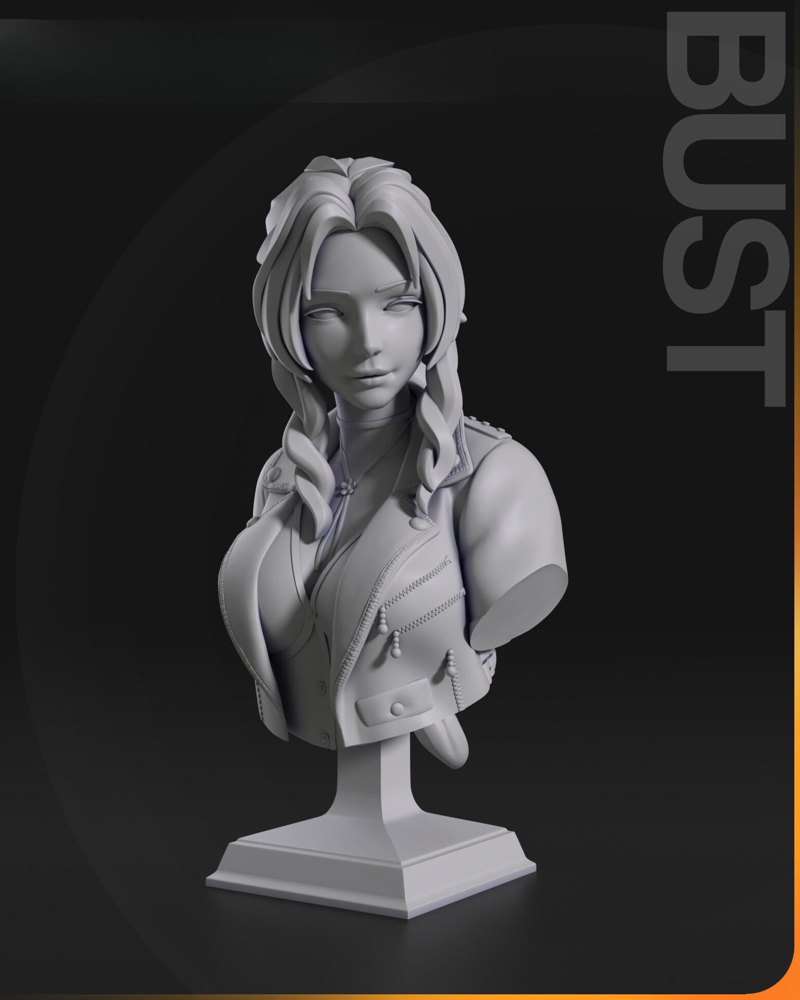 Busta Aerith Gainsborough ze série Final Fantasy VII