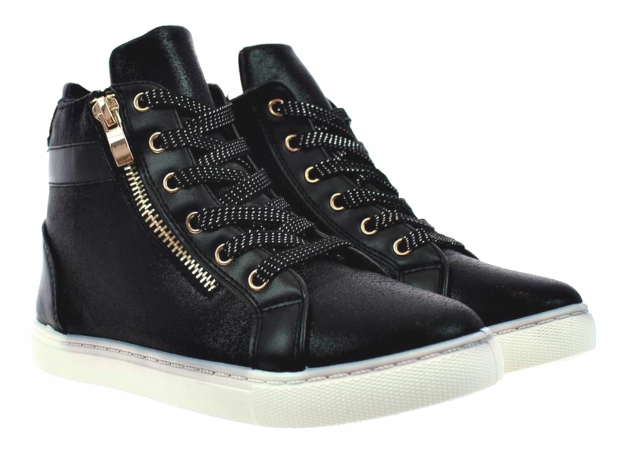 

Sportowe Buty Dziecięce Trampki Czarne 5861 roz 34