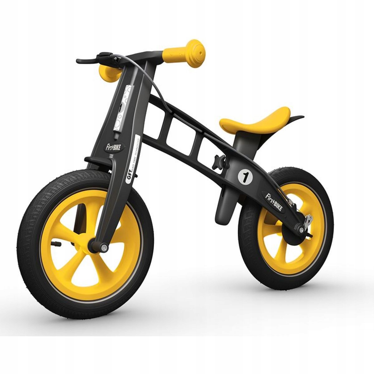 FirstBIKE dětské odrážedlo Limited Edition Yellow s brzdou, od 22 měsíců