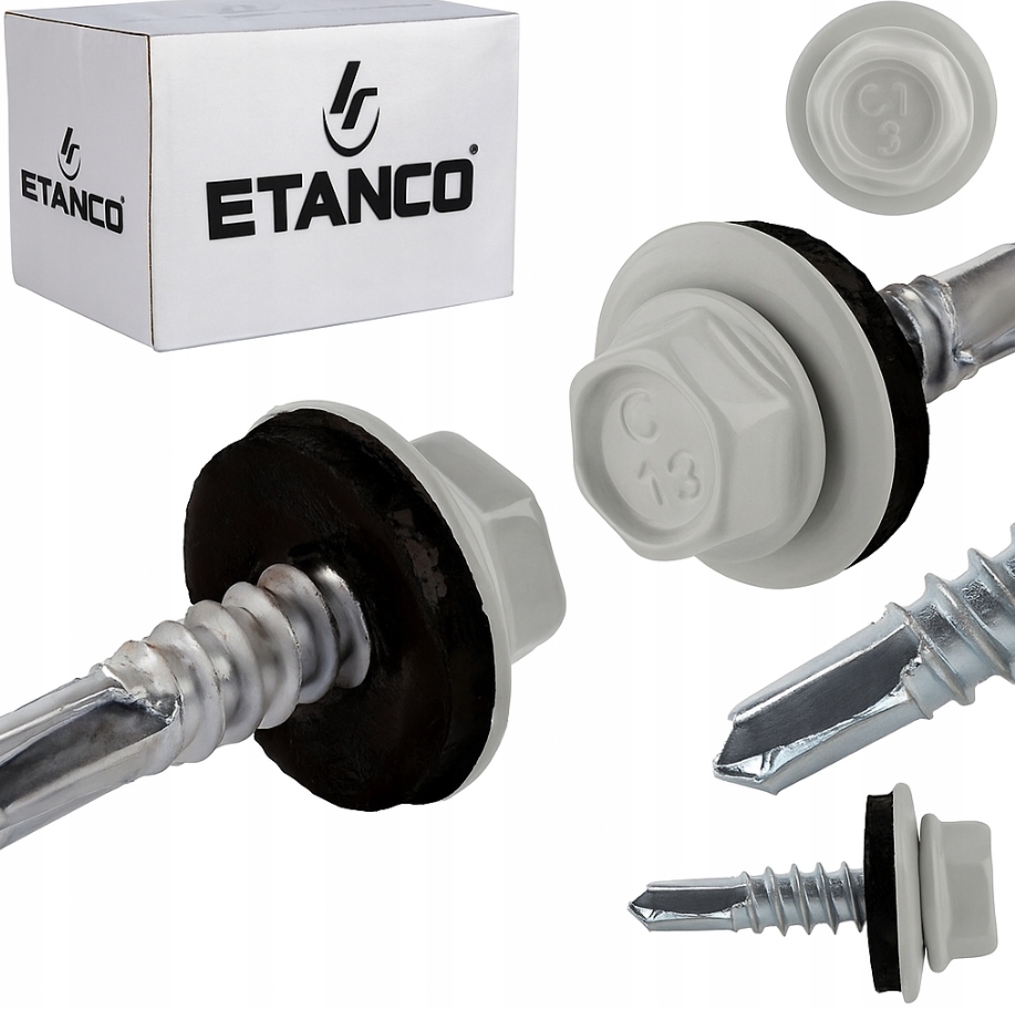 Samovrtné šrouby do oceli a kovu Etanco GT5 5,5x38mm Ral 7035 250 ks