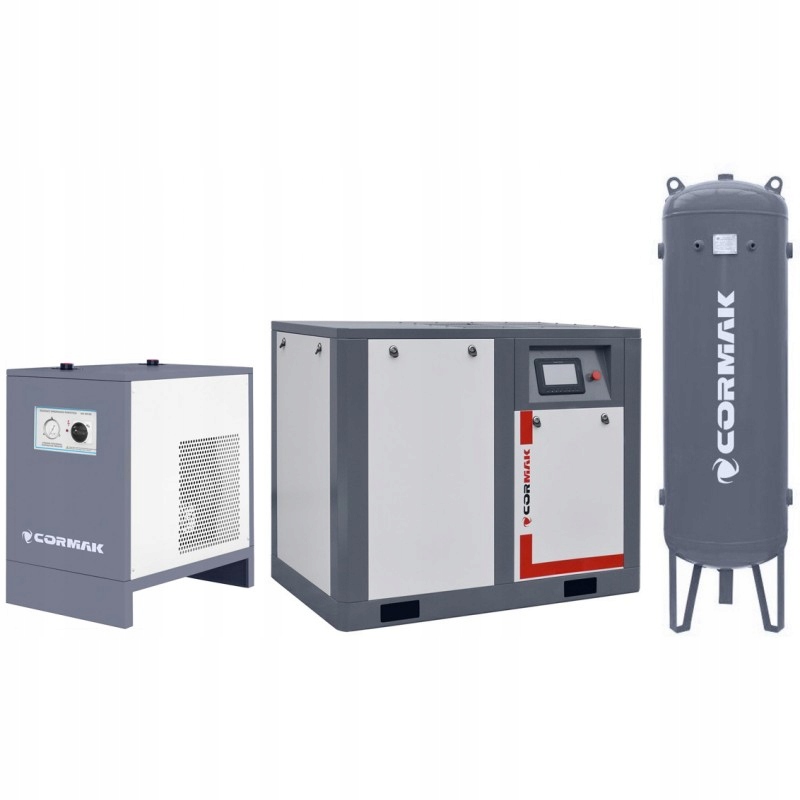 SPRĘŻARKA ŚRUBOWA z falownikiem 22kW + OSUSZACZ + ZBIORNIK CIŚNIENIOWY 500L