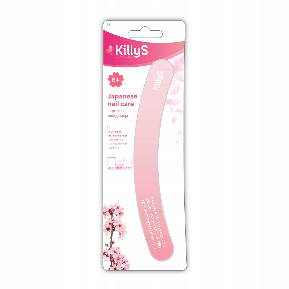 

KillyS Japanese Pilnik do paznokci banan 180/240