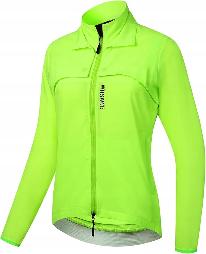 Cyklistická bunda Wosawe Xs žlutá