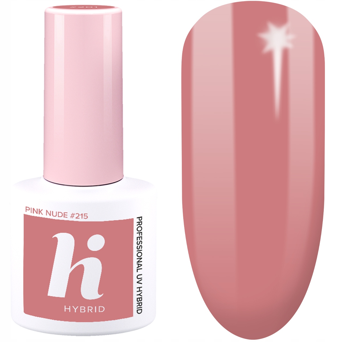

215 Hi Hybrid Lakier Hybrydowy Pink Nude 5ML
