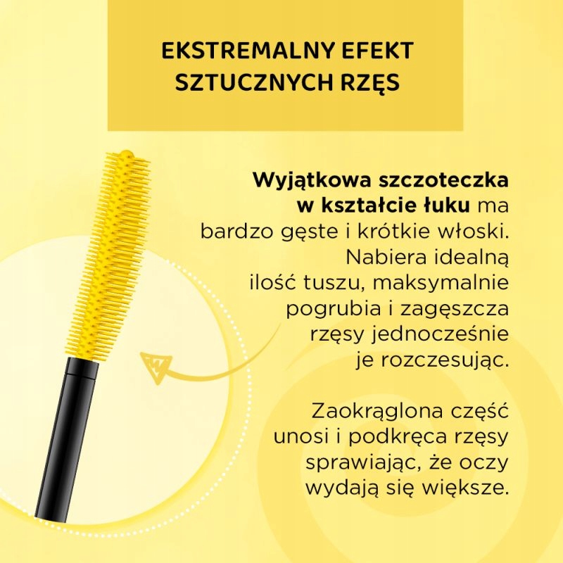 EVELINE MASKARA TUSZ EXTENSION VOLUME PUSH UP 10ml Kod producenta 5901761966138