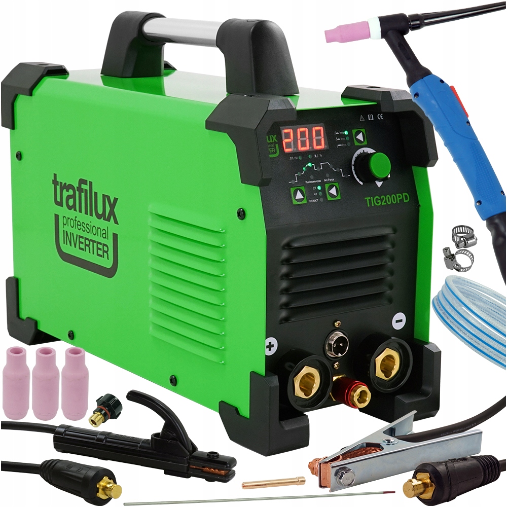 Spawarka Inwertorowa Tig DC 200A 230V Puls Mma Hf