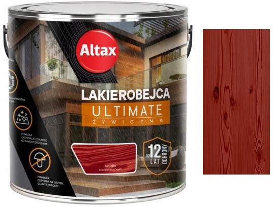 Altax Lakierobejca Żywiczna Ultimate 12 Lat Do Drewna Jatoba 5L