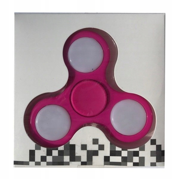 

Hipo Spinner ze Światłem Led Kolor Różowy