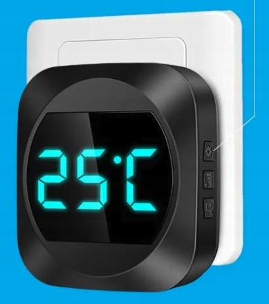 DZWONEK BEZPRZEWODOWY NA BATERIE DO DRZWI DO FURTKI TEMPERATURA ZEWNĘTRZNY Głośność 110 dB