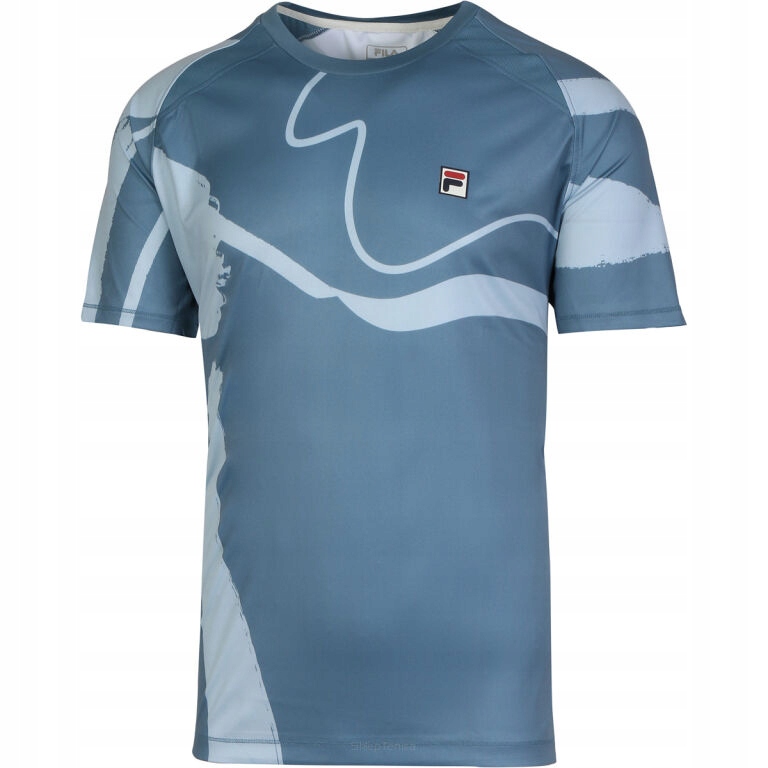 Koszulka tenisowa Fila T-shirt Cassian niebieska L