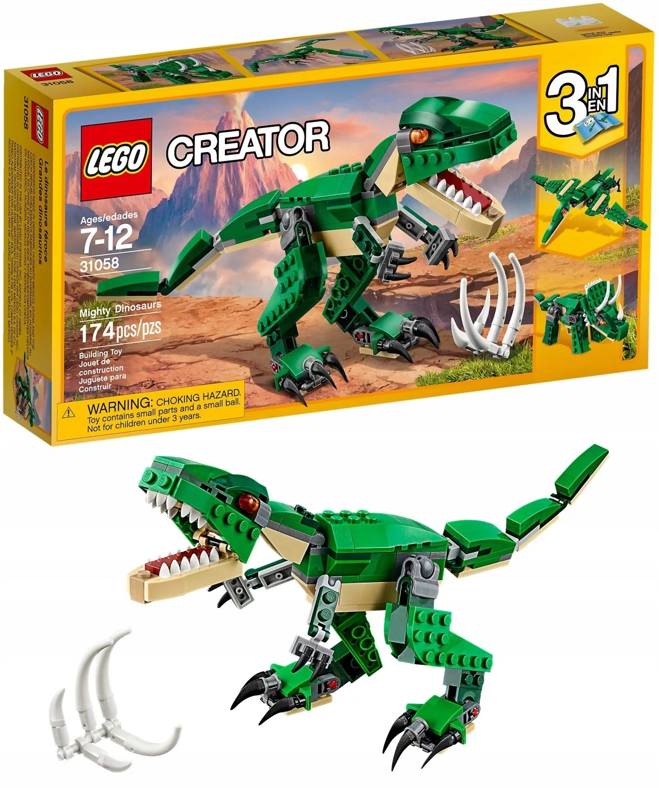 Lego Jurassic World Park Dinozaur T-rex Dinozaury Klocki Dziecko