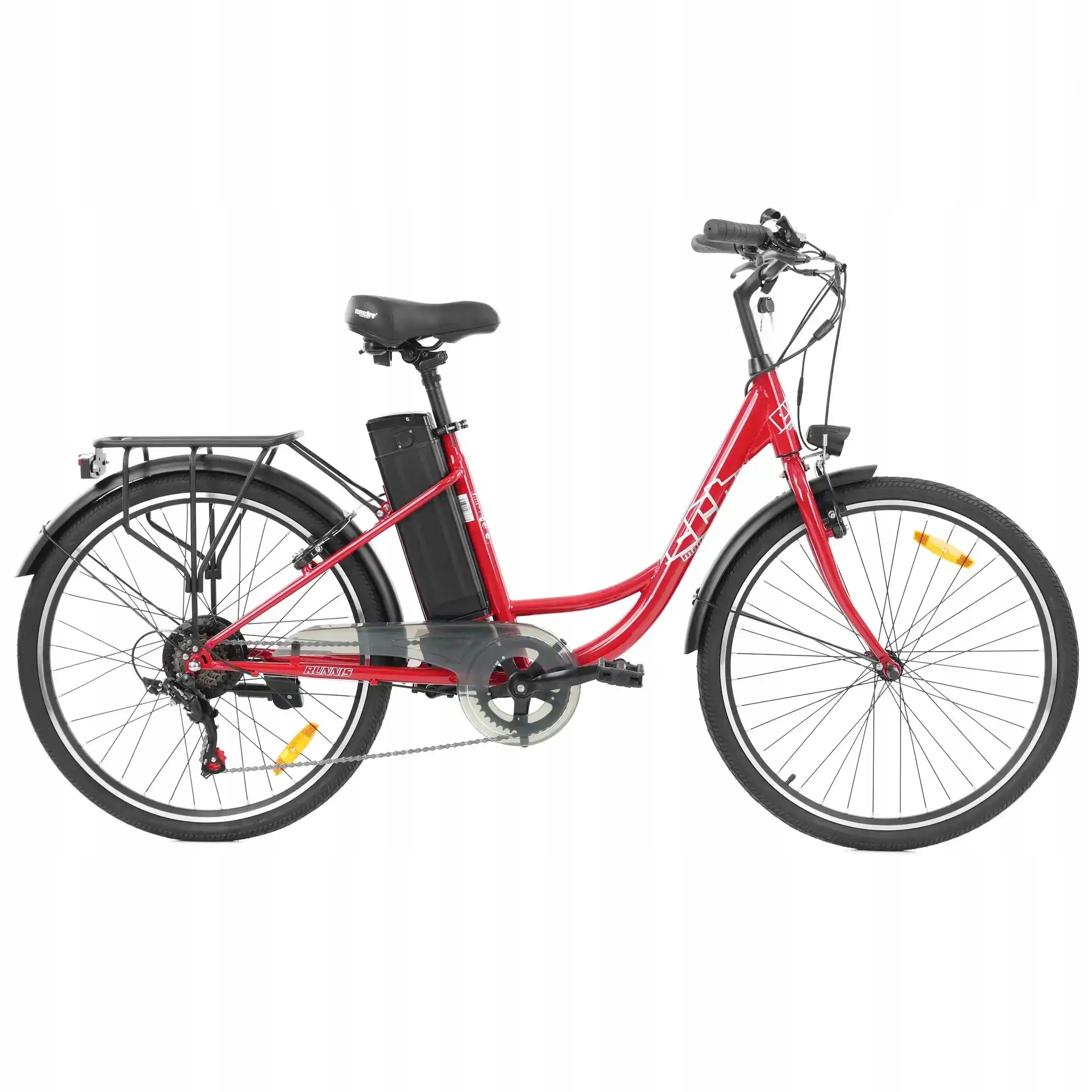 Rower elektryczny akumulator Hecht Runnis Red 36 V/10,4 Ah/375 Wh 250 W