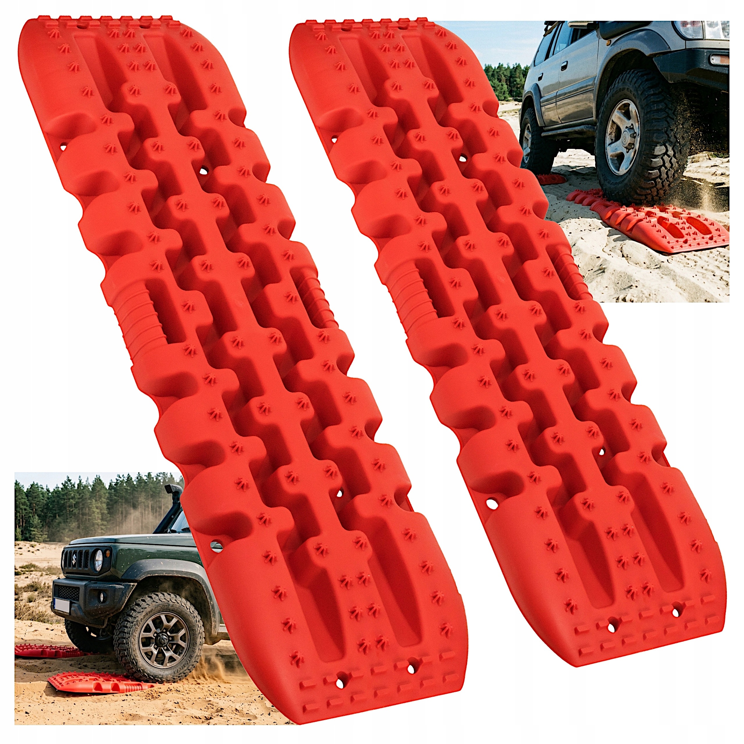 Trapy Pískové Terénní Sněhové Trapy Off-Road 4x4 5T 2ks