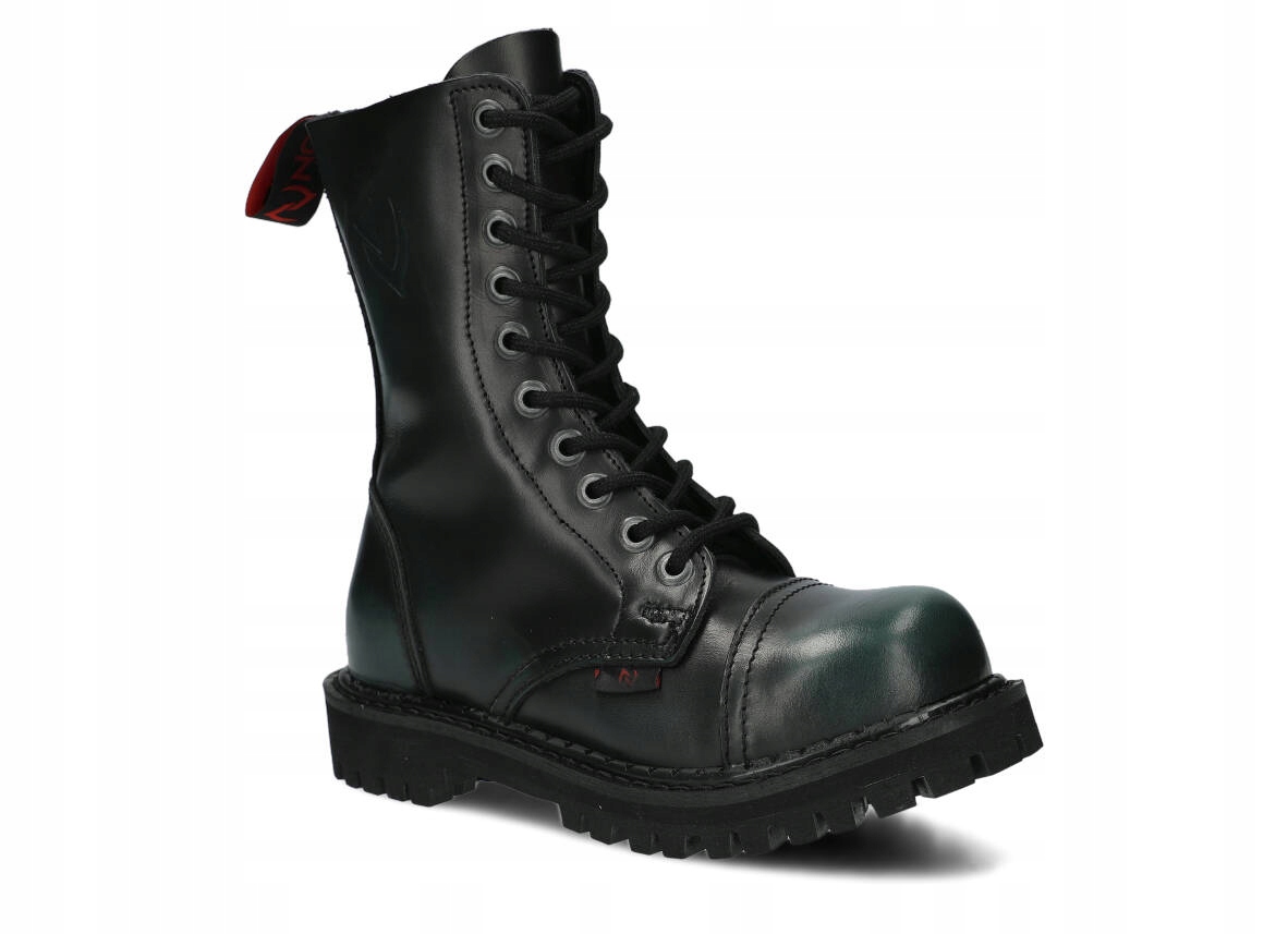 Pánské Kanady Kožené Zeleno-černé Nagaba 10H Steel Nose 42