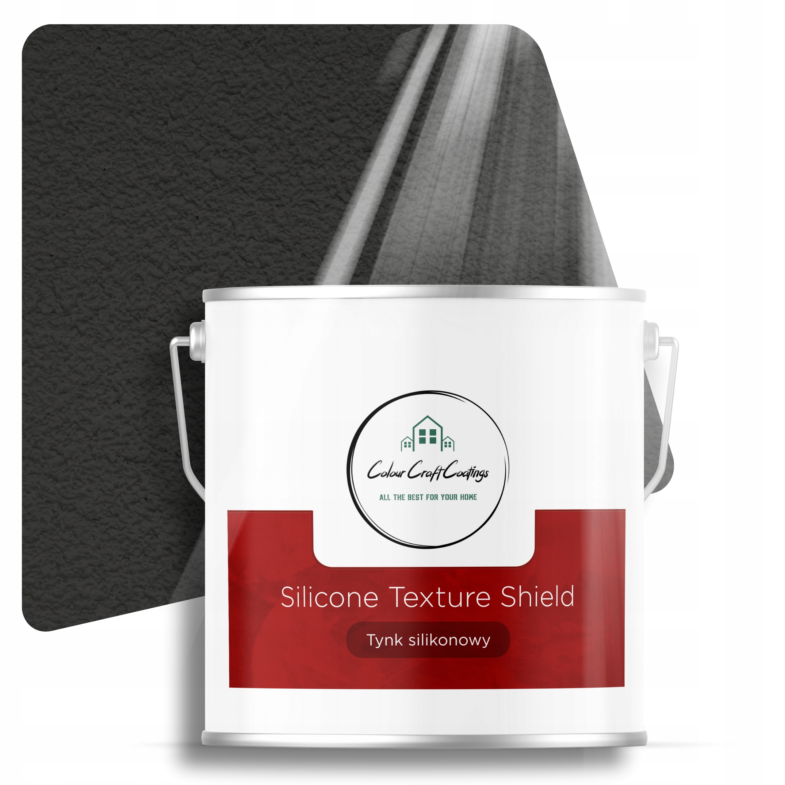 Silikonová Fasádní Omítka Granulace 1.0 MM Beránek Grafit 7 Kg 7024