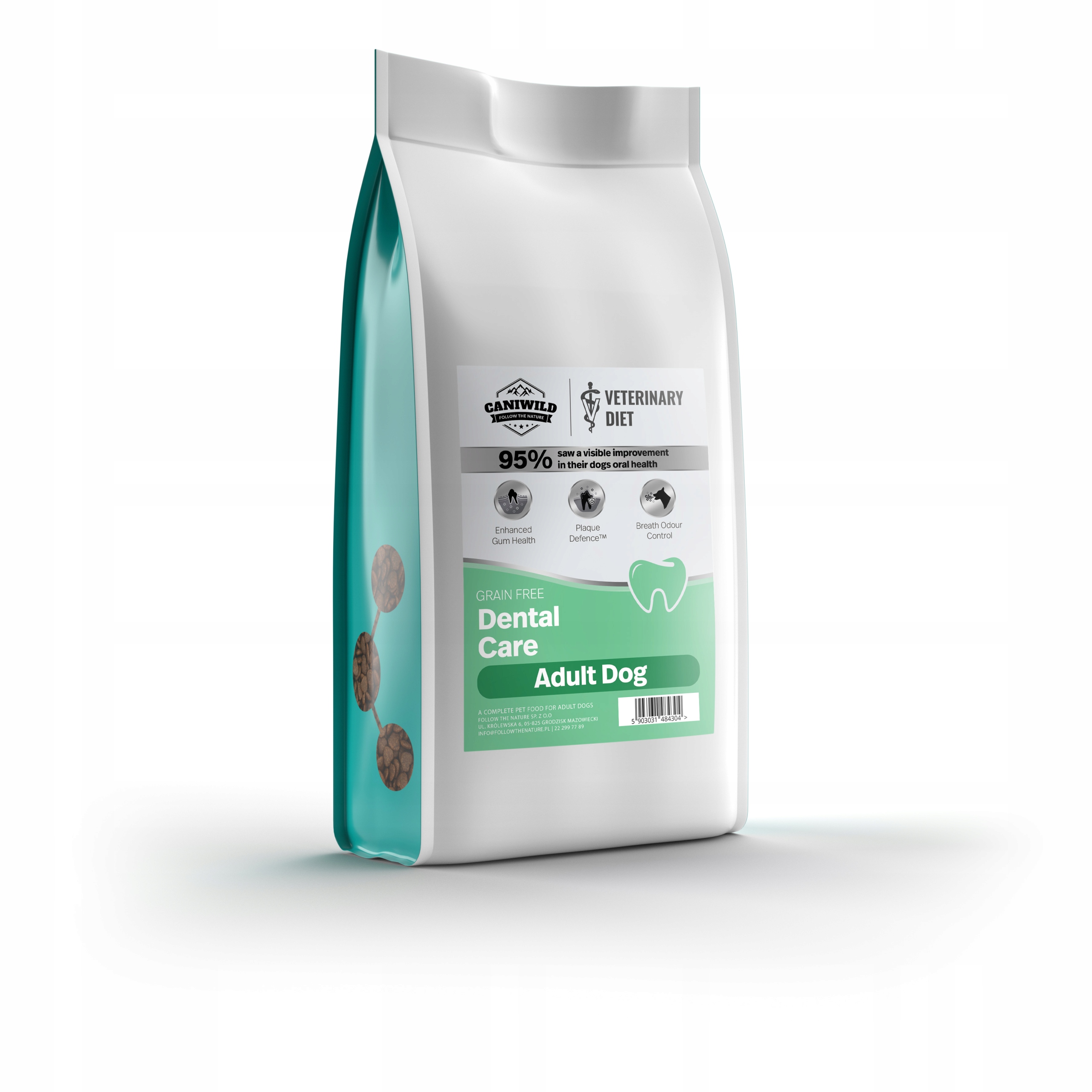 Bezzbożowa karma weterynaryjna Caniwild Veterinary Diet Dental Care 1,5kg