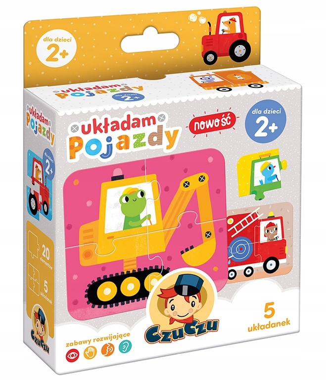 

Czuczu Puzzle Układam Pojazdy 20 Elementów 2+