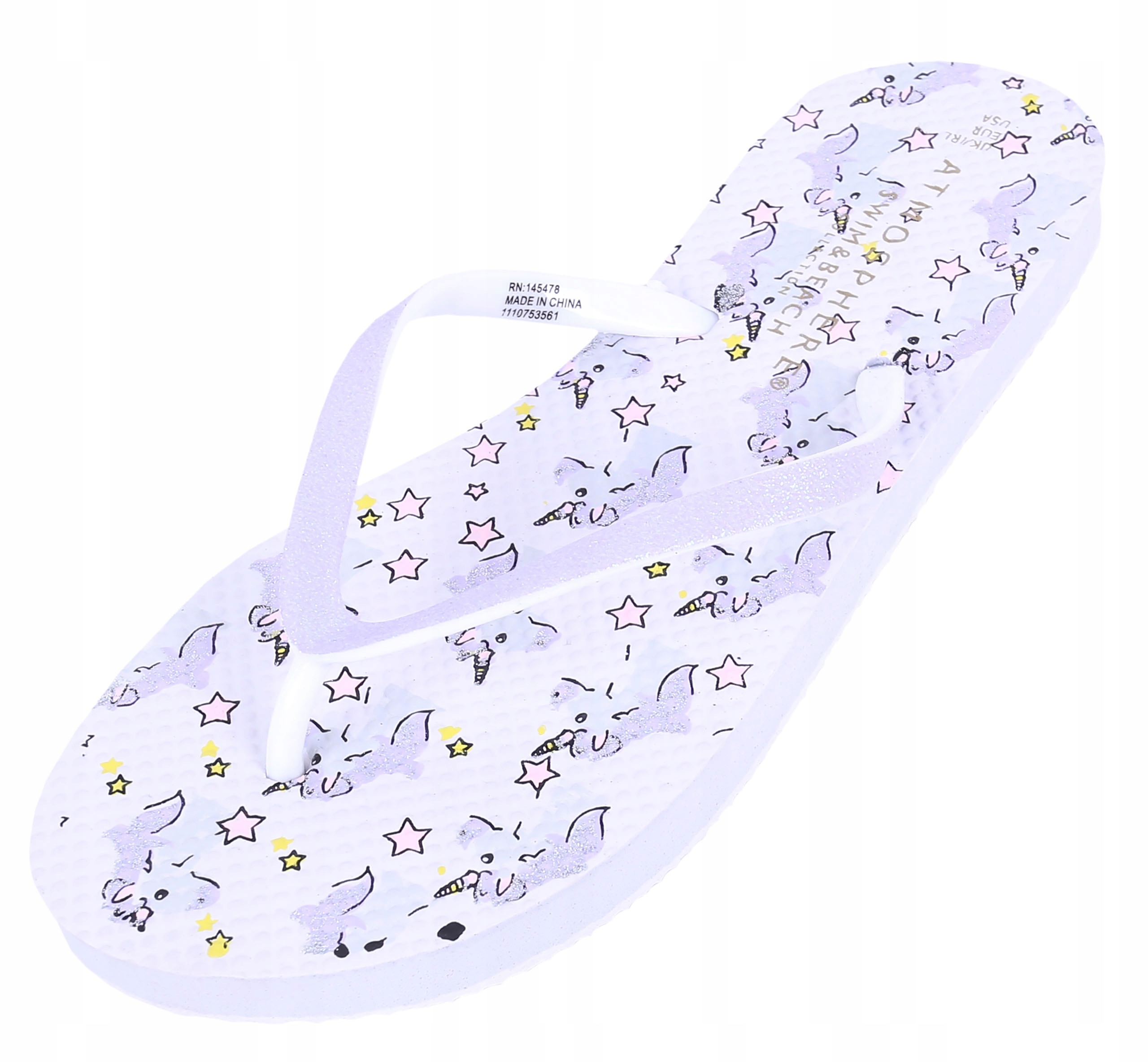 

Fioletowe japonki w jednorożce Primark 40-42