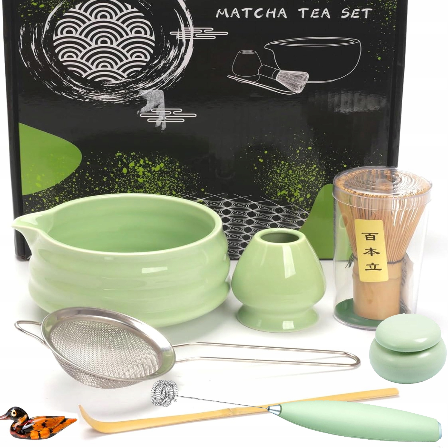 Levně Dárková Sada Šálek Štětec, Stojan, Lžička 9 V 1