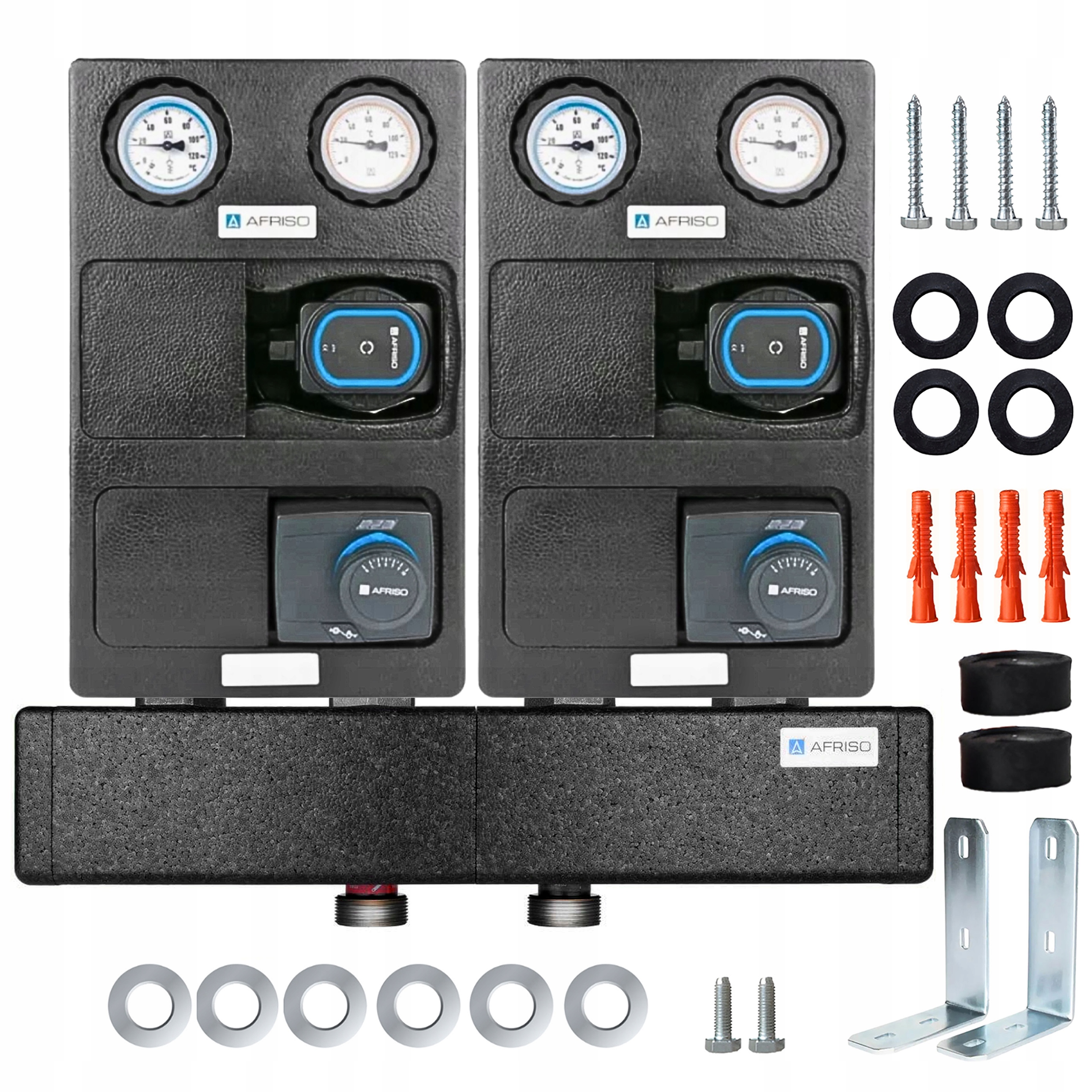Čerpací Skupina Primotherm Rozdělovač Ksv 125-2 2 Okruhy Se Směšovačem Afriso