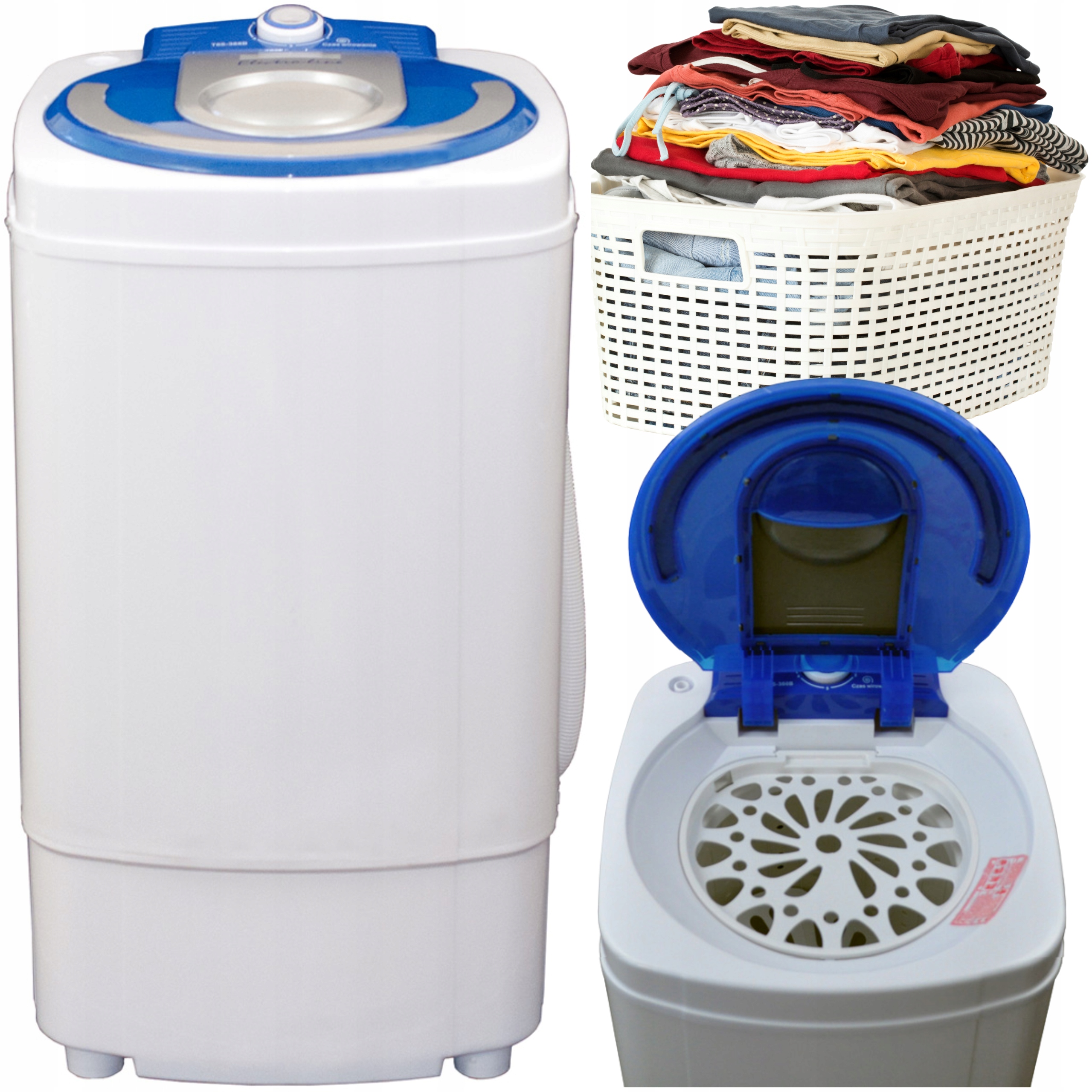 Wirówka do prania ubrań Electro-Line T65-388 domowa 6,5 kg Typu Frania