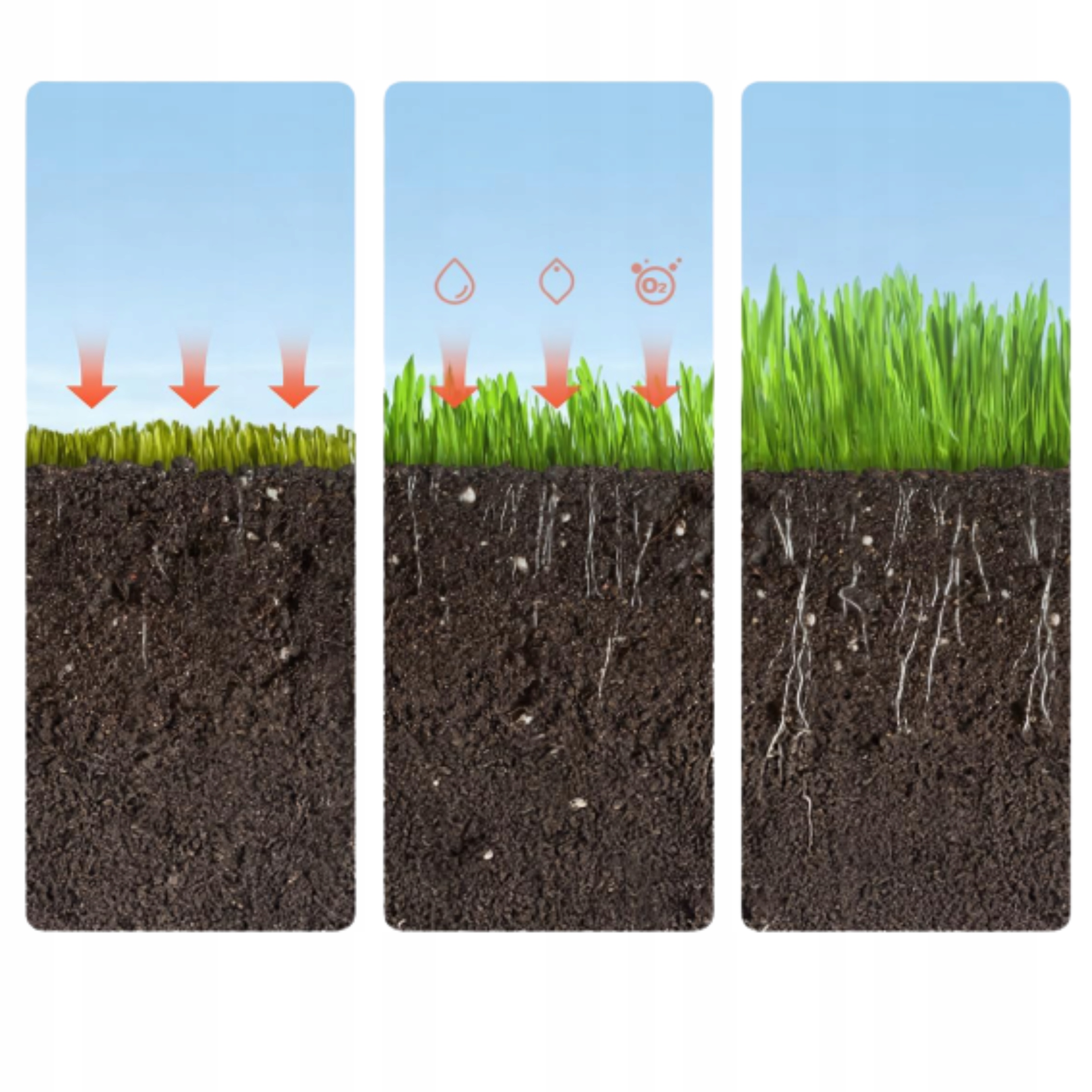 AERATOR NA trávu BUBNOVÝ VERTIKUTÁTOR TRÁVNIKA KOLKY PREVZDUŠŇOVANIA PÔDY Séria AERATORY