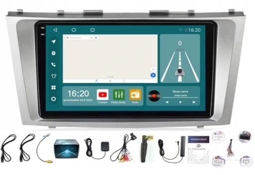 Rádio Navigace Toyota Camry 2006-2011 Carplay Android 8/256GB Sim