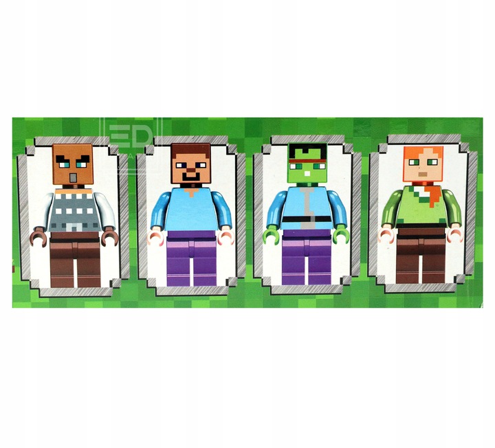 KLOCKI MINECRAFT MY WORLD 778EL DUŻA WIOSKA Liczba elementów 778 szt.