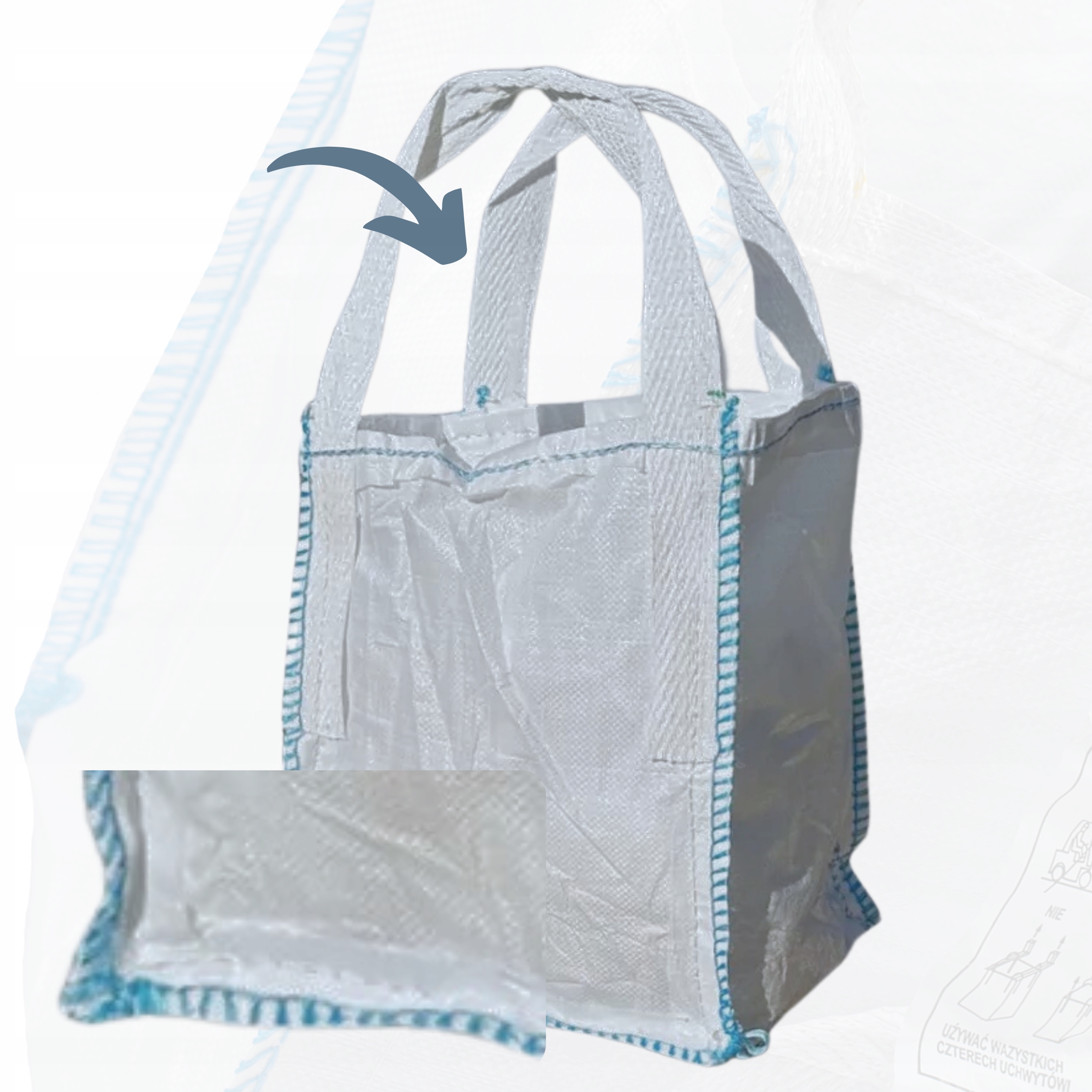 

Worki Big Bag 45x45x45 cm Do Gruzu Smieci 200kg