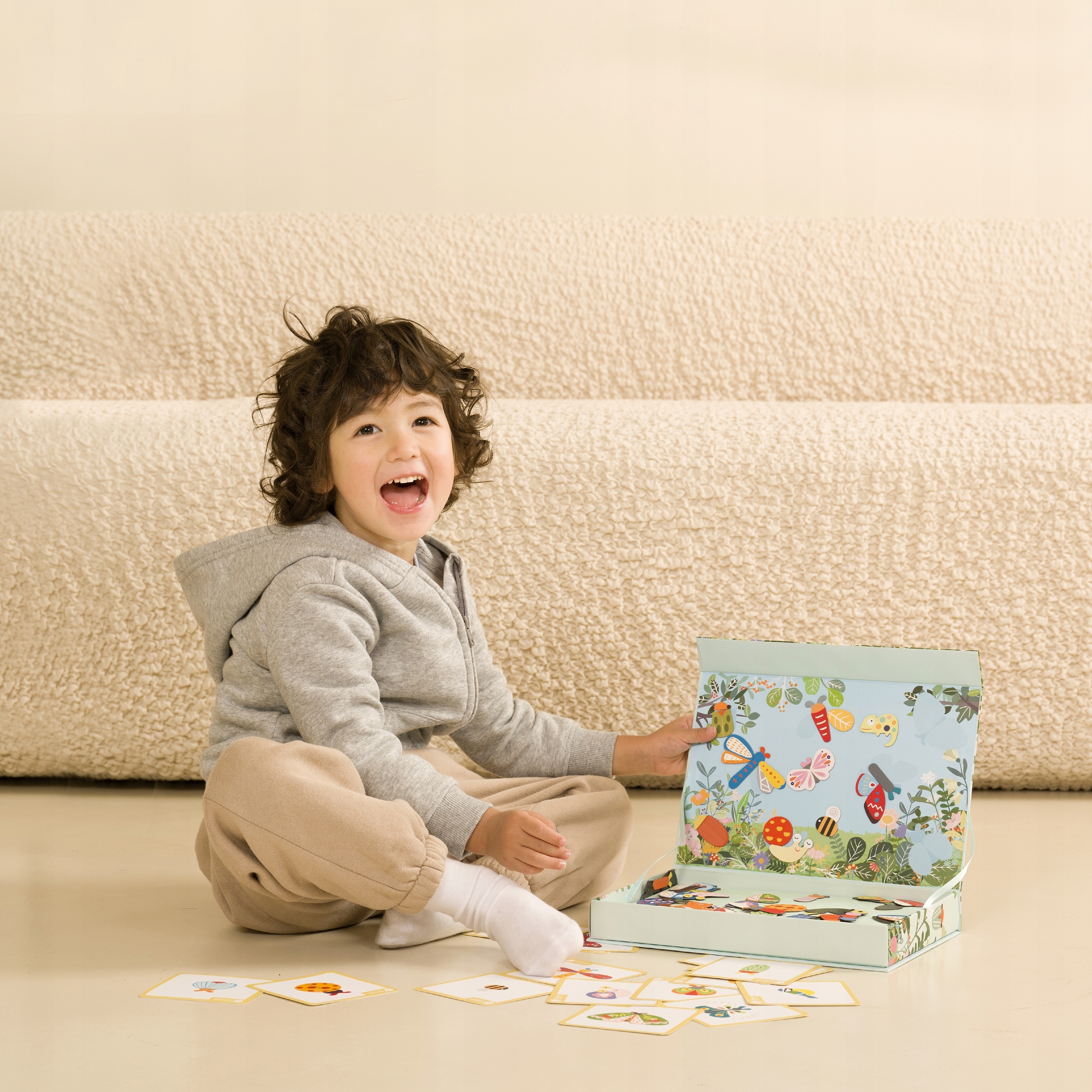 CLASSIC WORLD Układanka Magnetyczna Zwierzęta Tablica Klocki Puzzle Pamięć Stan opakowania oryginalne