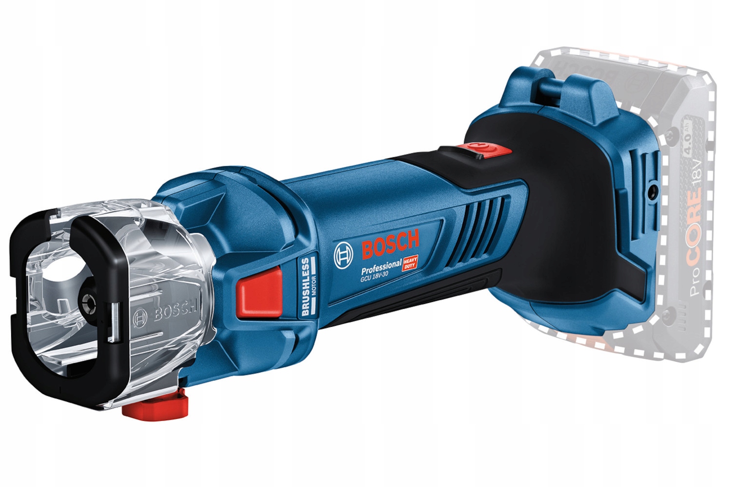 Szlifierka wysokoobrotowa Bosch GCU 18V-30 Wyrzynarka do G-K + Akcesoria Kod producenta 06019K8000