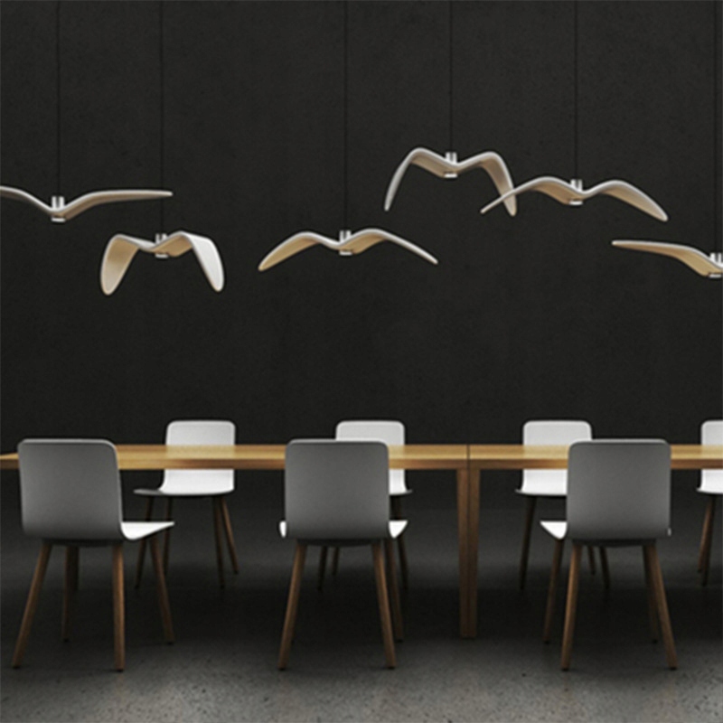 LAMPA WISZĄCA LED ŻYRANDOL MEWA NOC PTAK 3000K (A) Zasilanie sieciowe